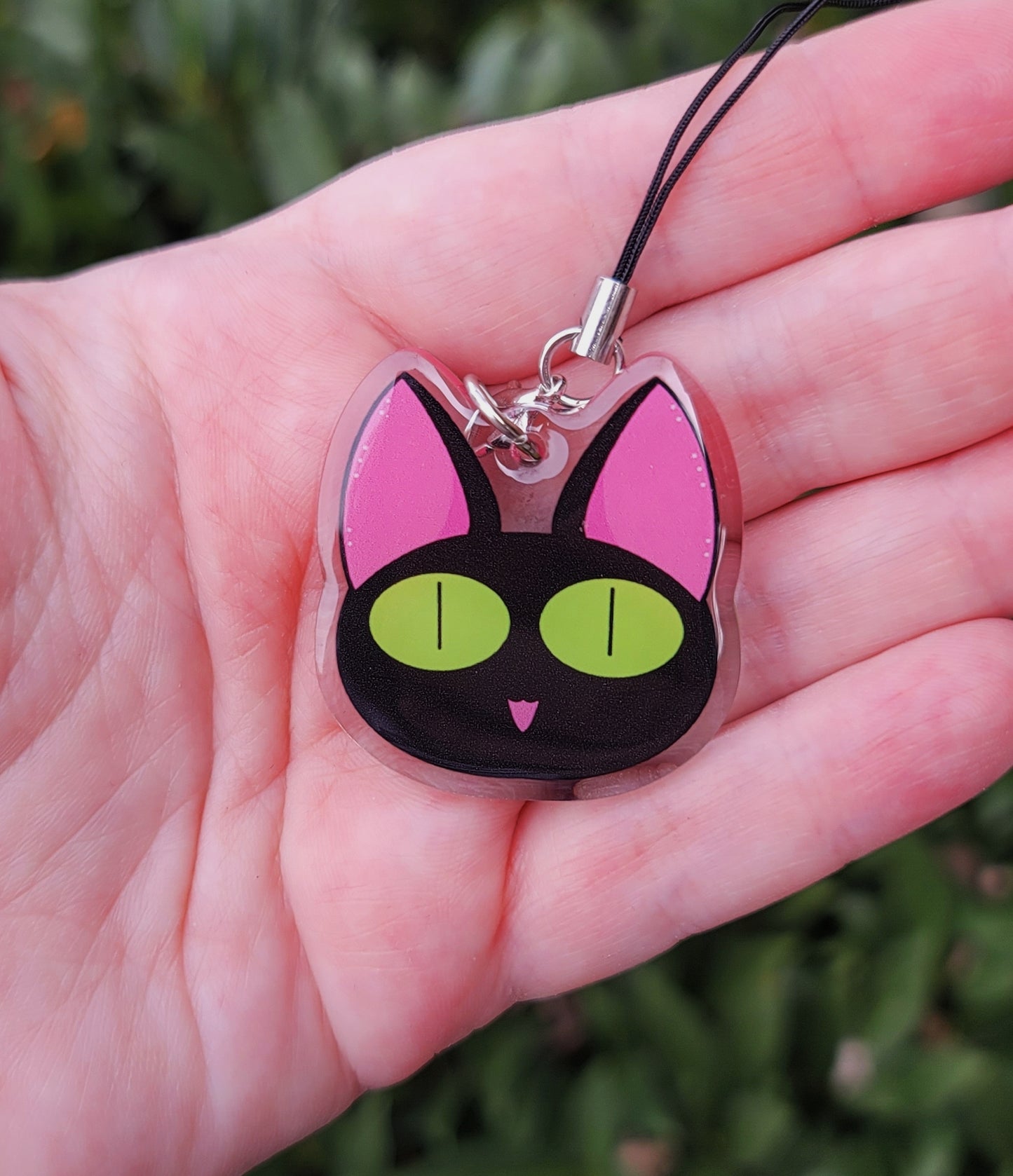 Kuroneko-sama | Acrylic Phone Charm