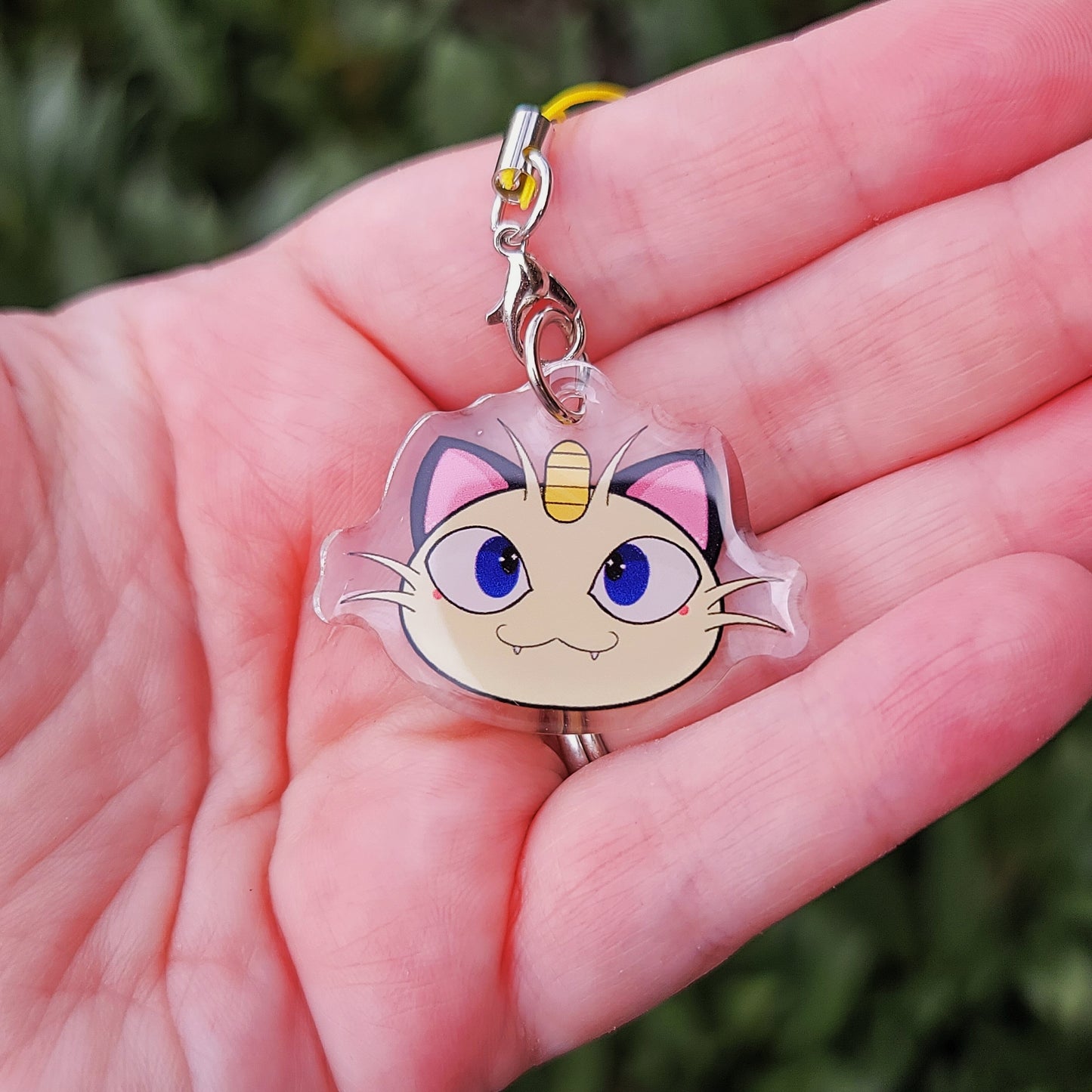 Meowth | Acrylic Phone Charm