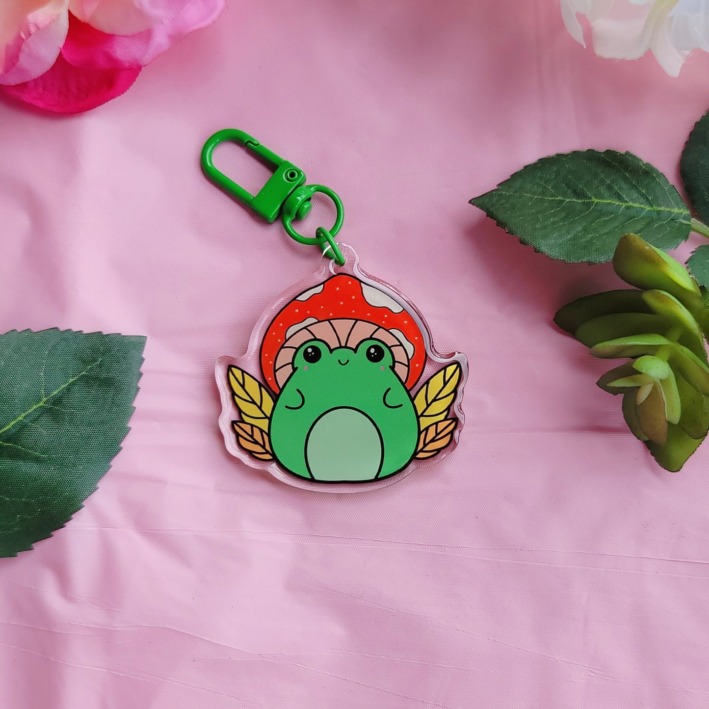 Forest Froggie | Acrylic Keychain