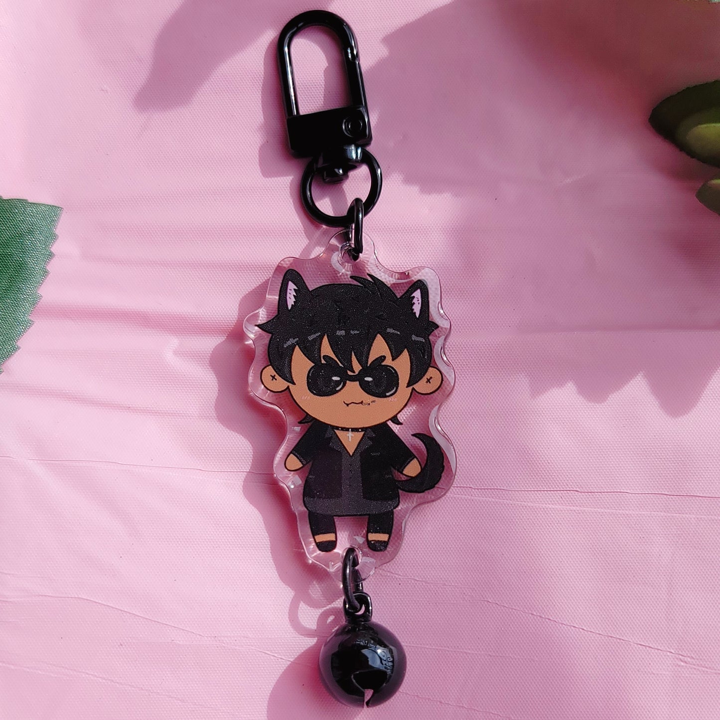 "Wolf"wood | Acrylic Keychain