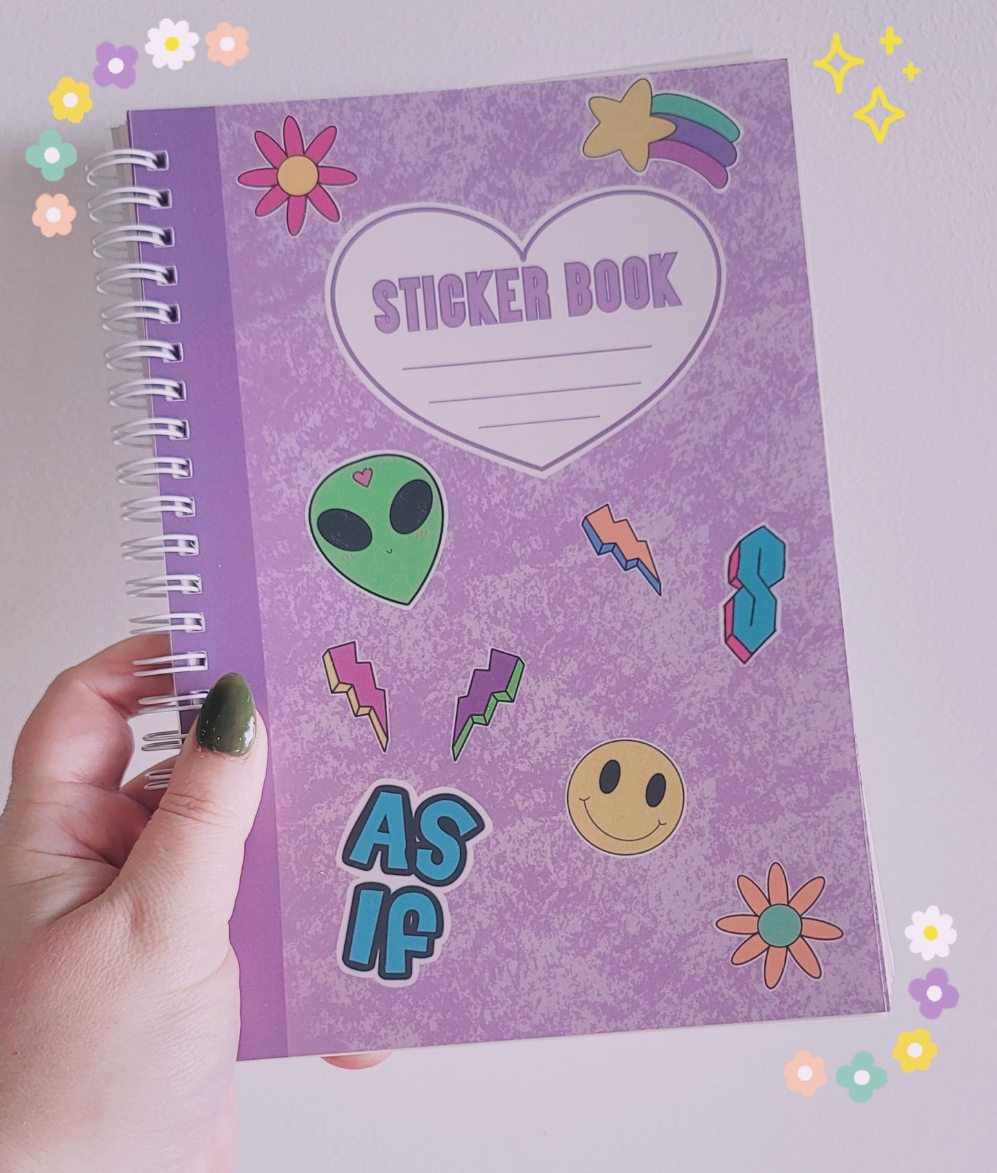 90s Nostalgia | Reusable Sticker Book