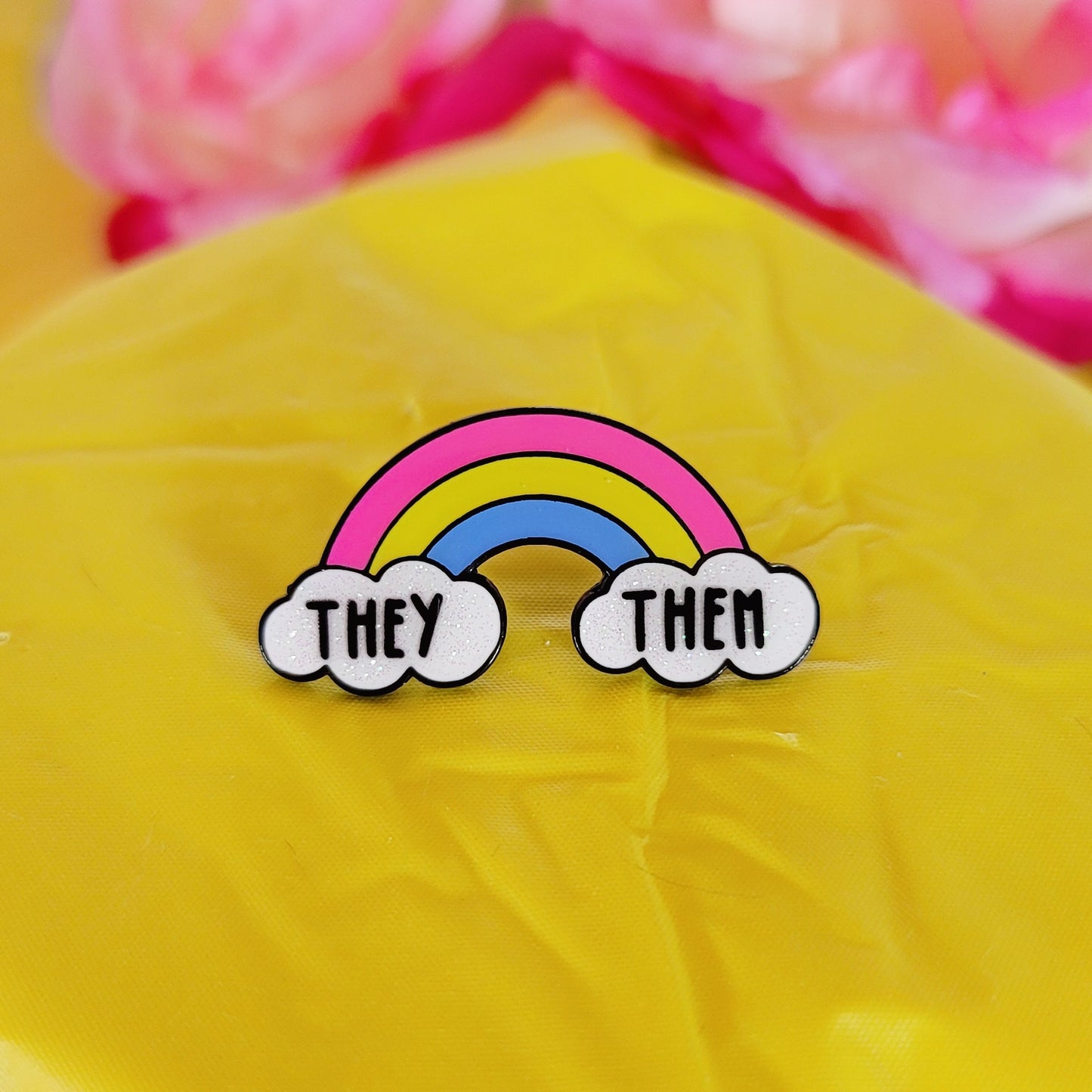Pansexual Pride: Pronouns | Enamel Pins