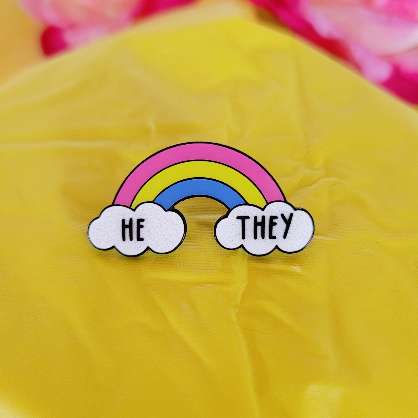 Pansexual Pride: Pronouns | Enamel Pins