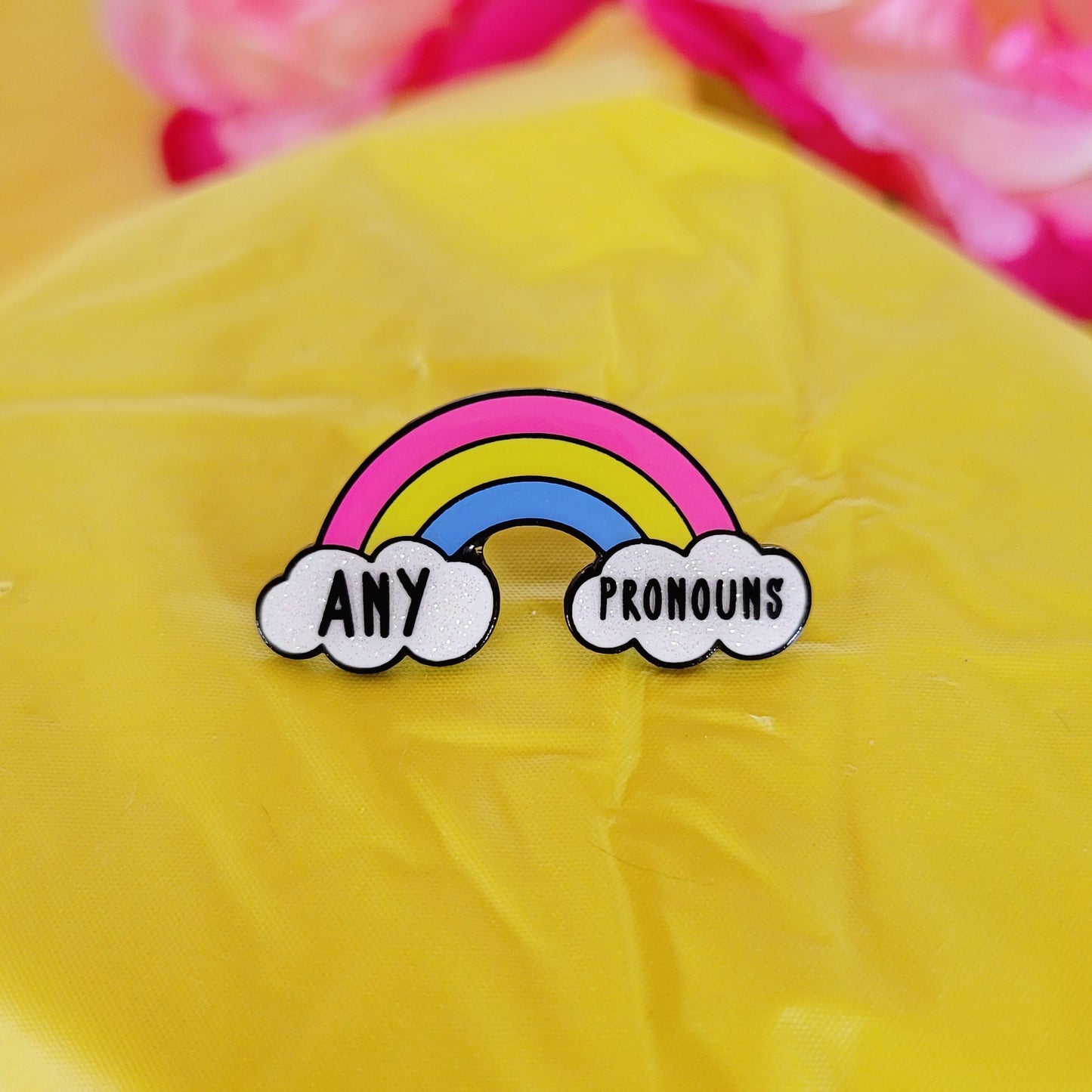 Pansexual Pride: Pronouns | Enamel Pins