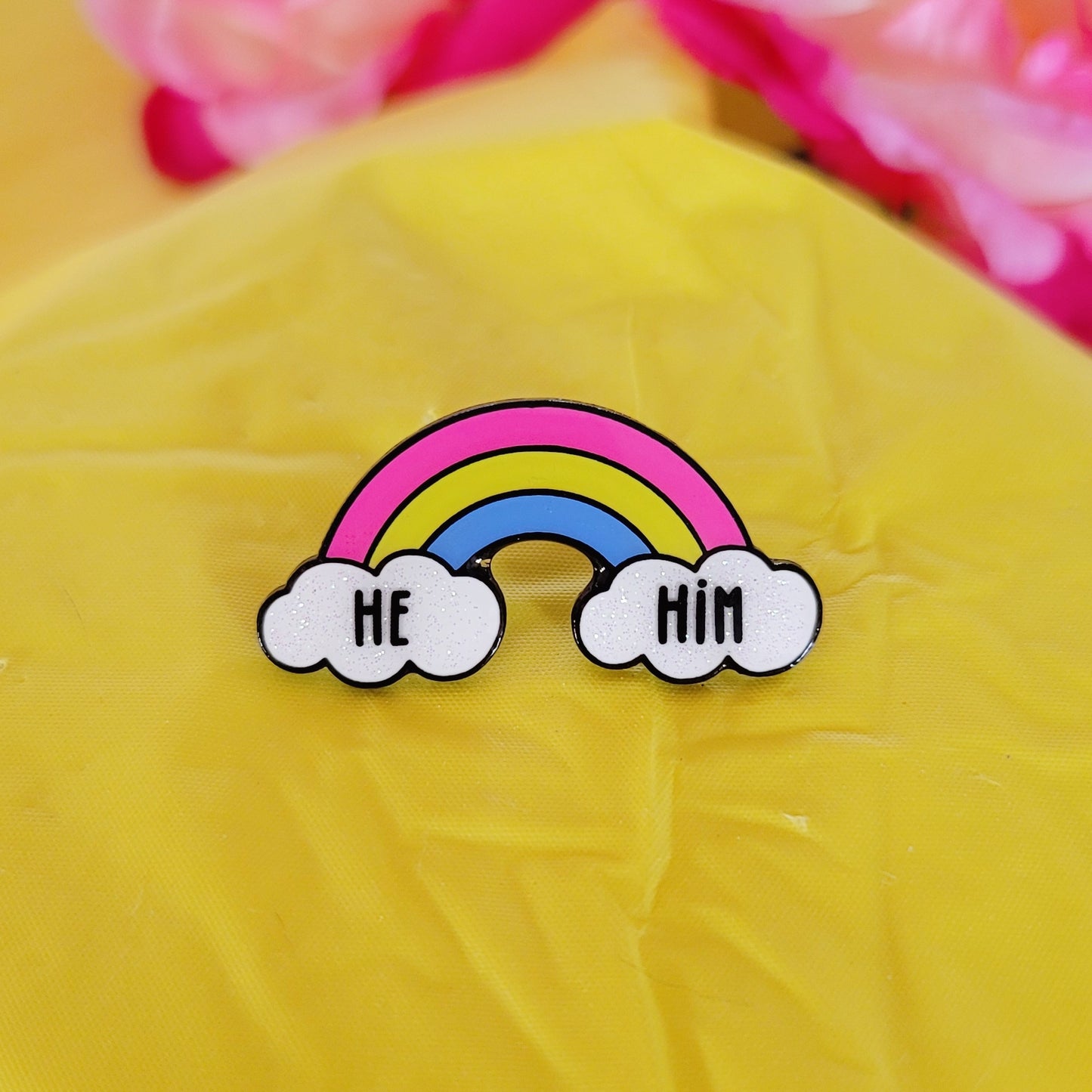 Pansexual Pride: Pronouns | Enamel Pins