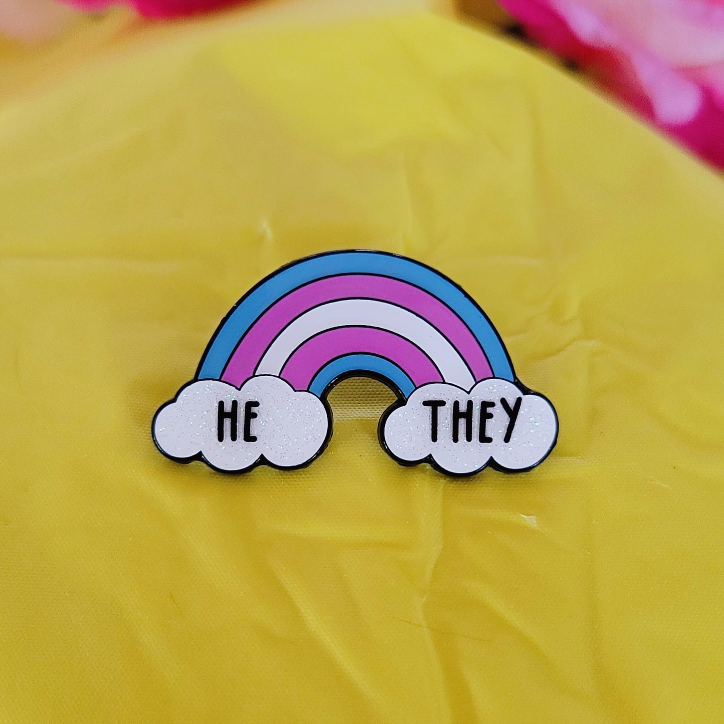 Trans Pride: Pronouns | Enamel Pins