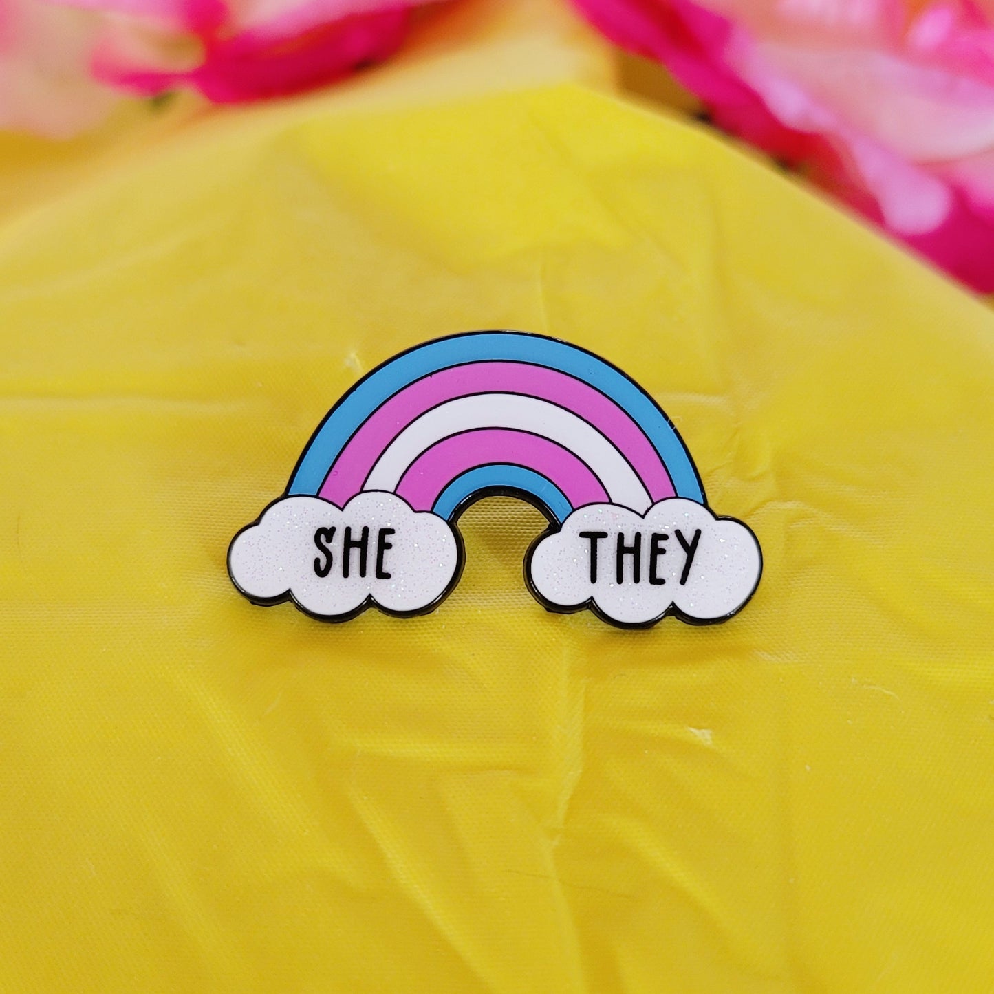 Trans Pride: Pronouns | Enamel Pins