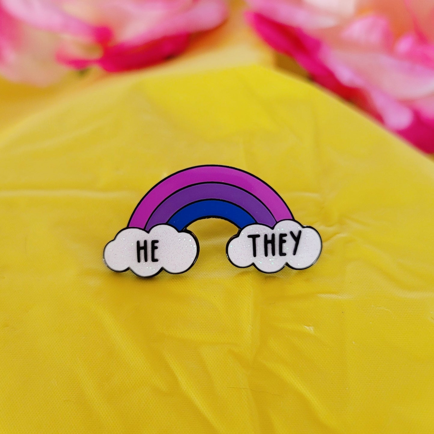 Bisexual Pride: Pronouns | Enamel Pins