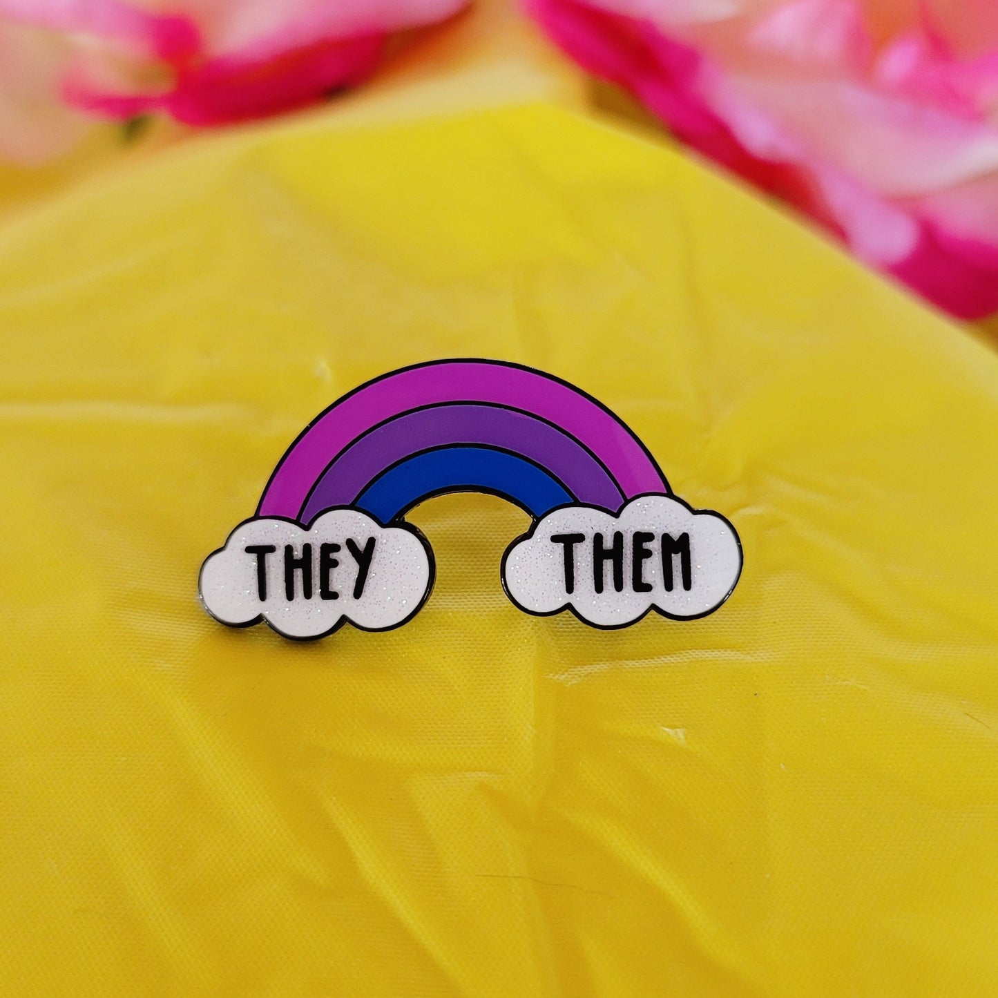 Bisexual Pride: Pronouns | Enamel Pins