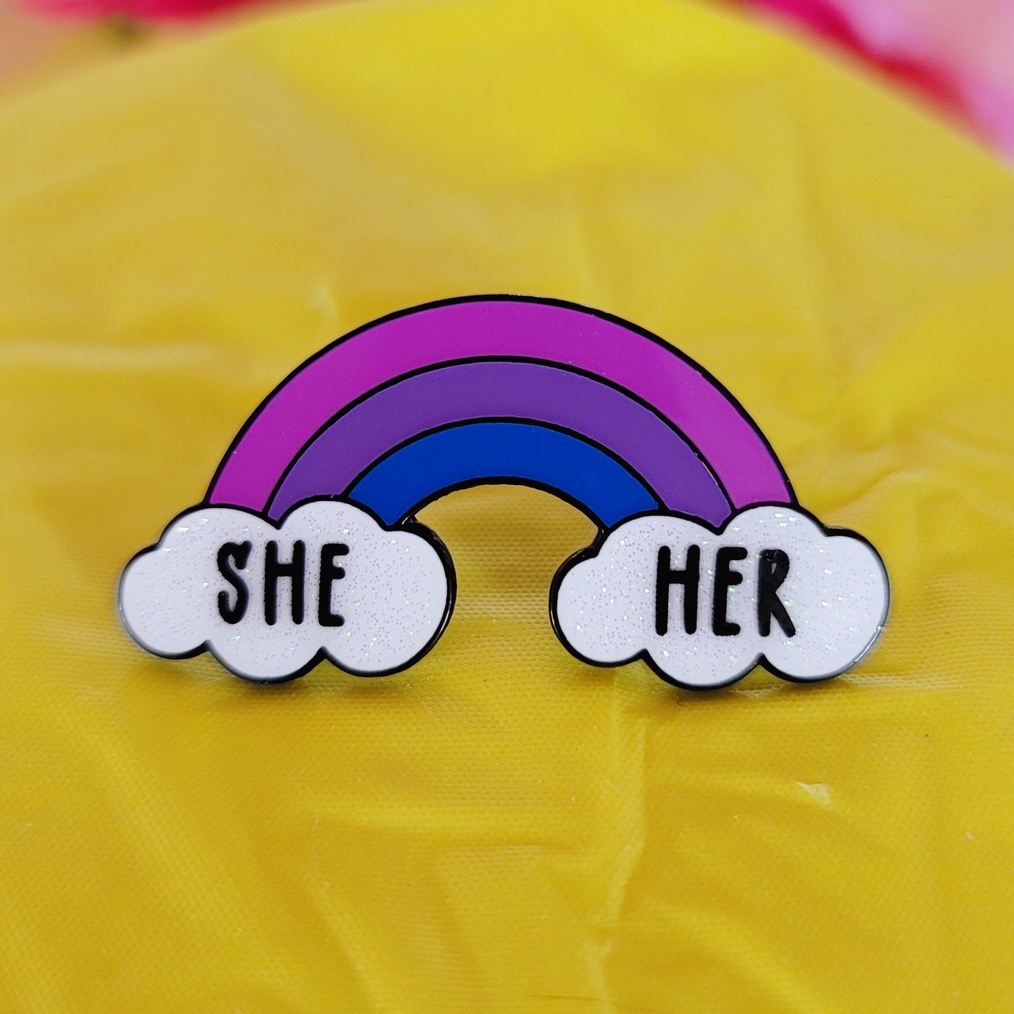 Bisexual Pride: Pronouns | Enamel Pins