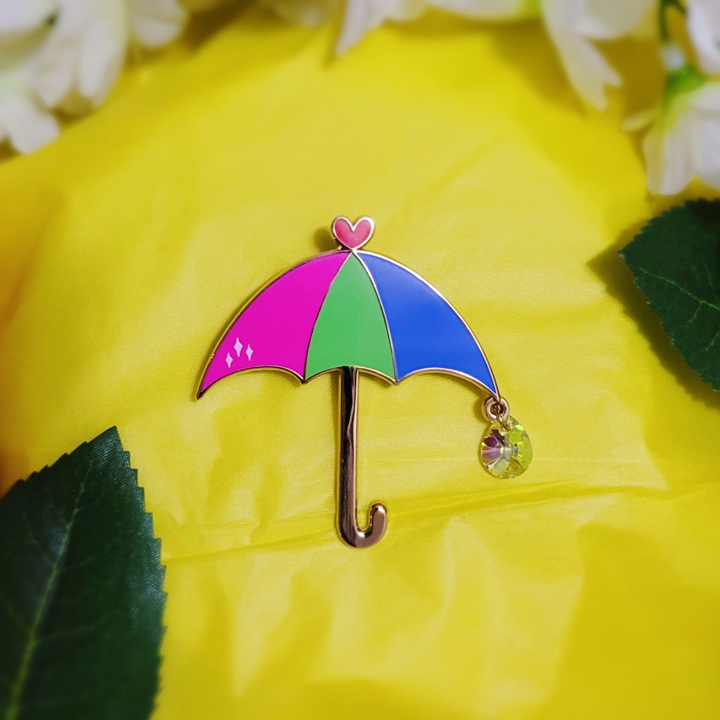 *Raining Pride* Polysexual | Enamel Pin