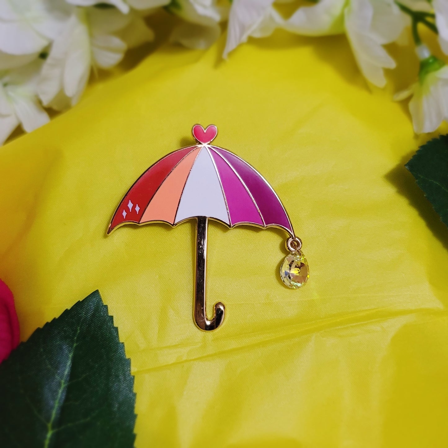 *Raining Pride* Lesbian | Enamel Pin