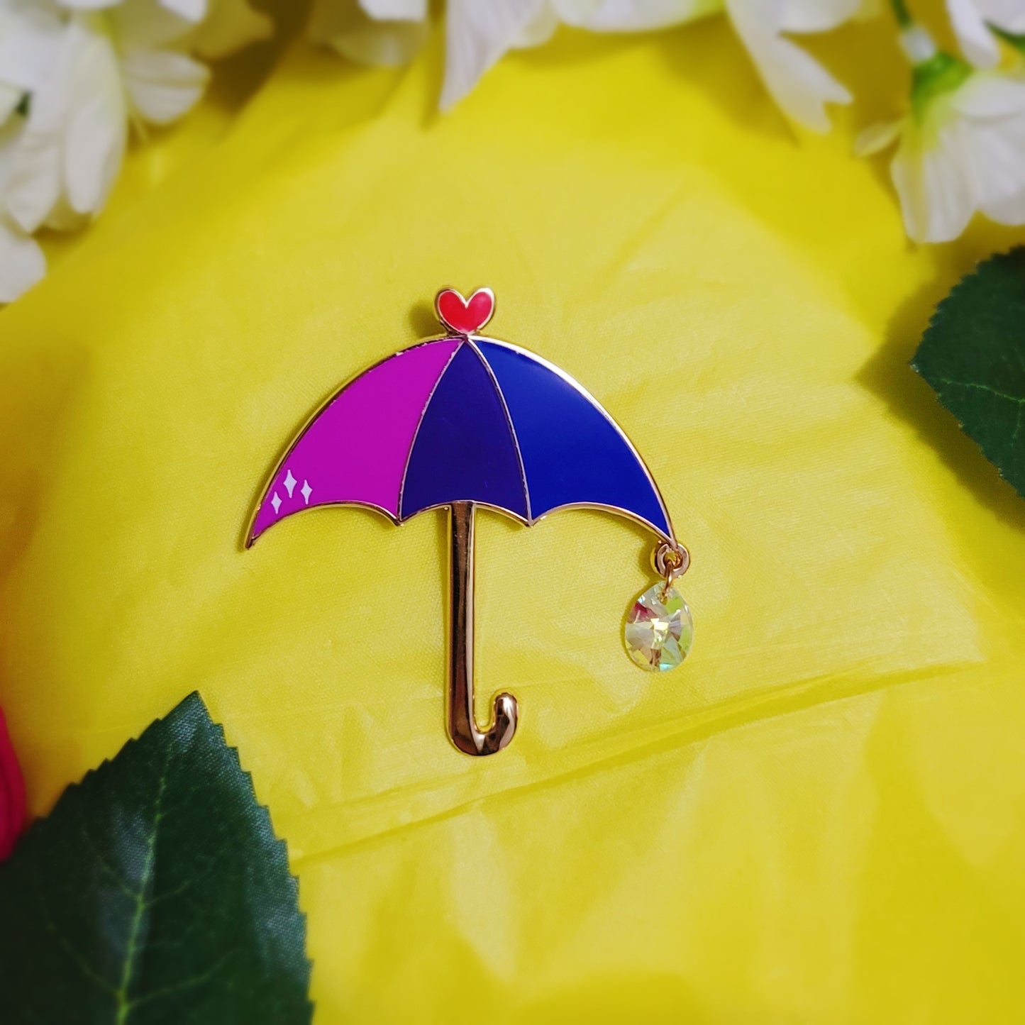 *Raining Pride* Bisexual | Enamel Pin