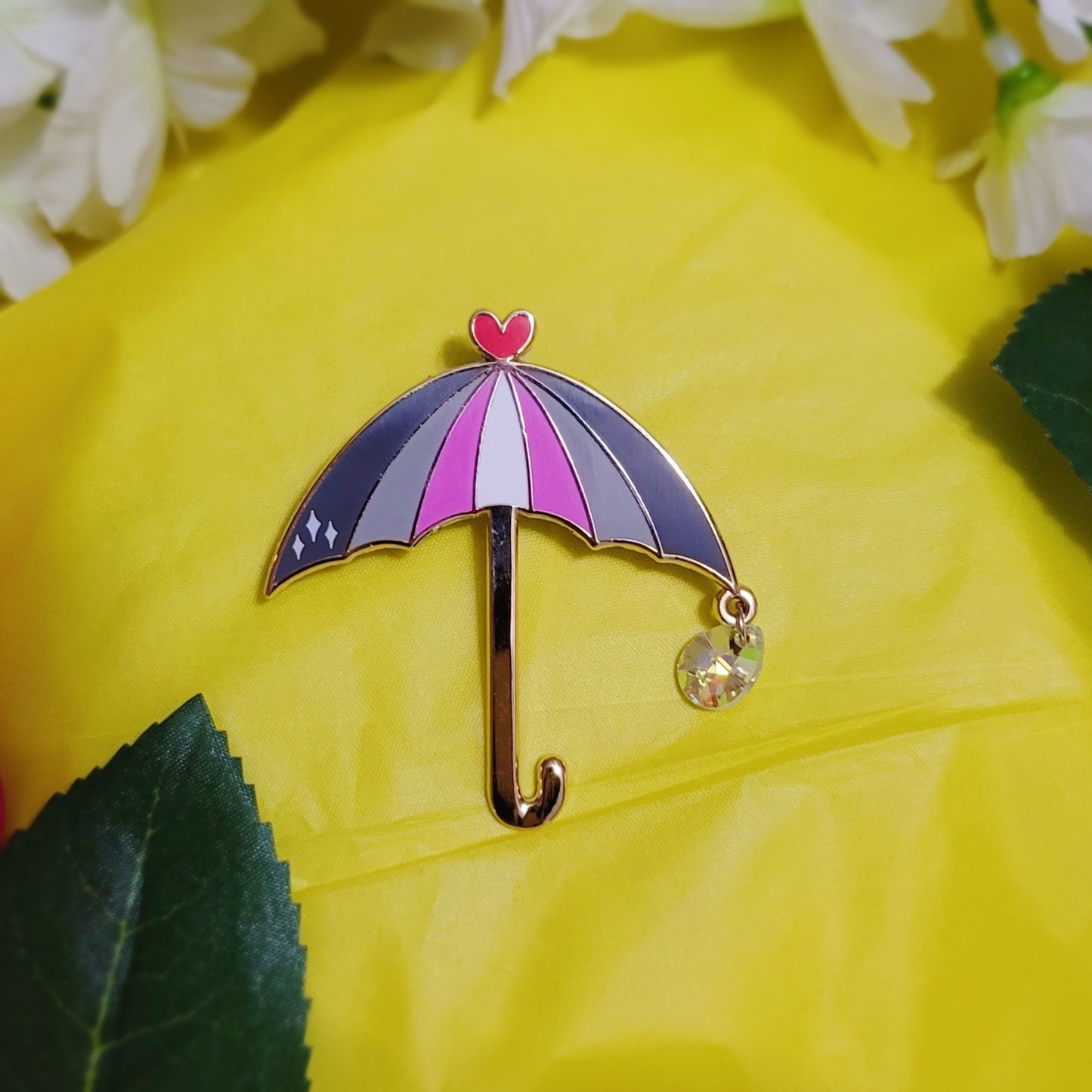 *Raining Pride* Demigirl | Enamel Pin