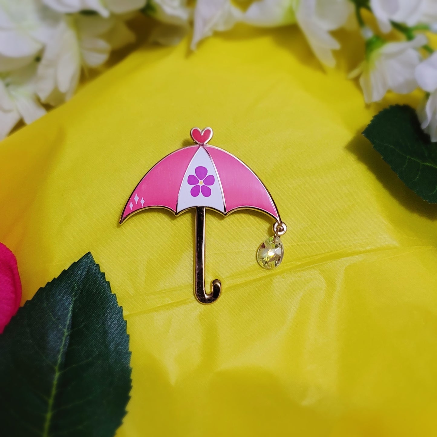 *Raining Pride* Sapphic | Enamel Pin