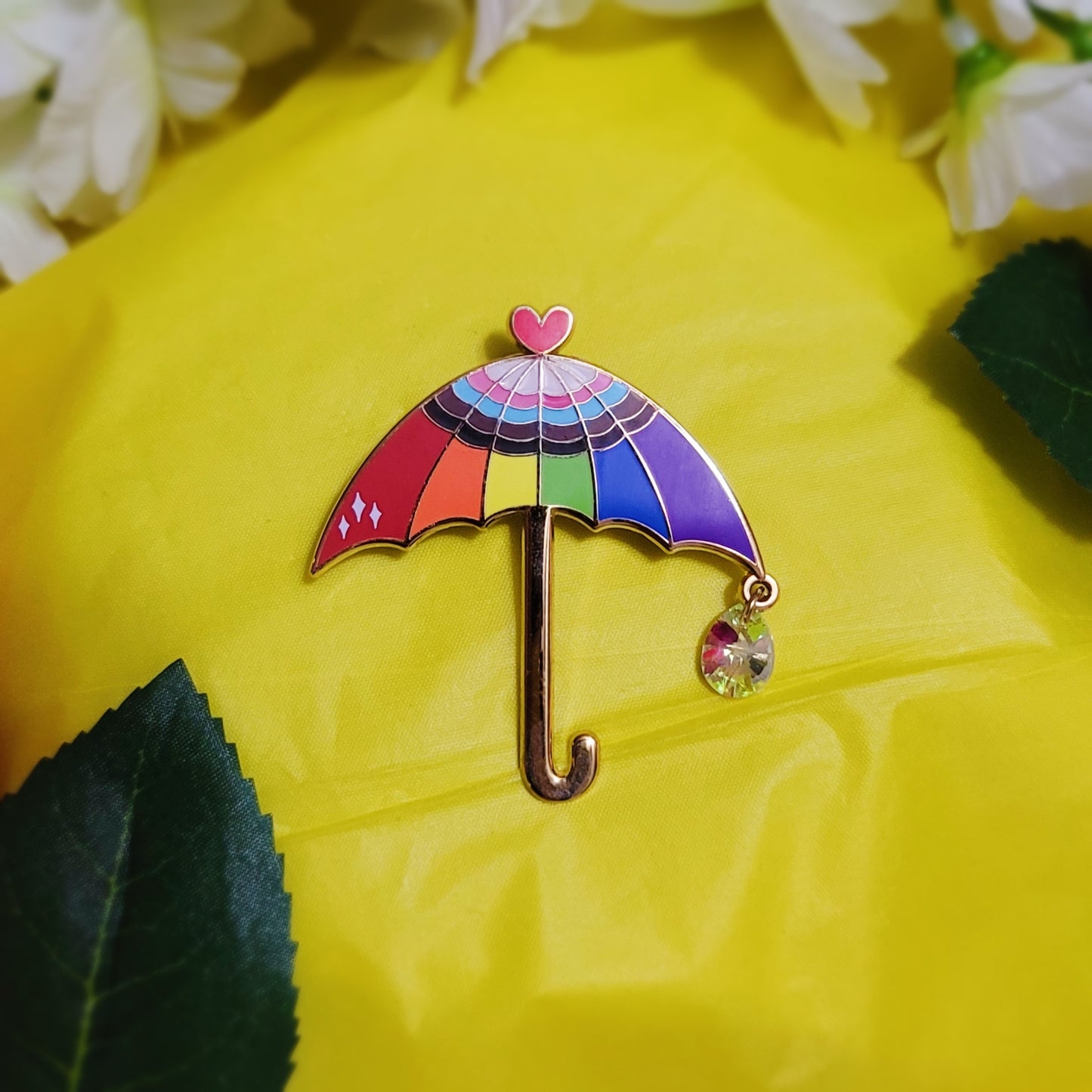 *Raining Pride* Progressive Pride | Enamel Pin