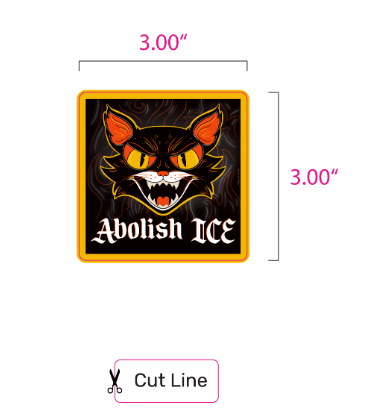 *PRE-ORDER* Charity Sticker | Abolish ICE