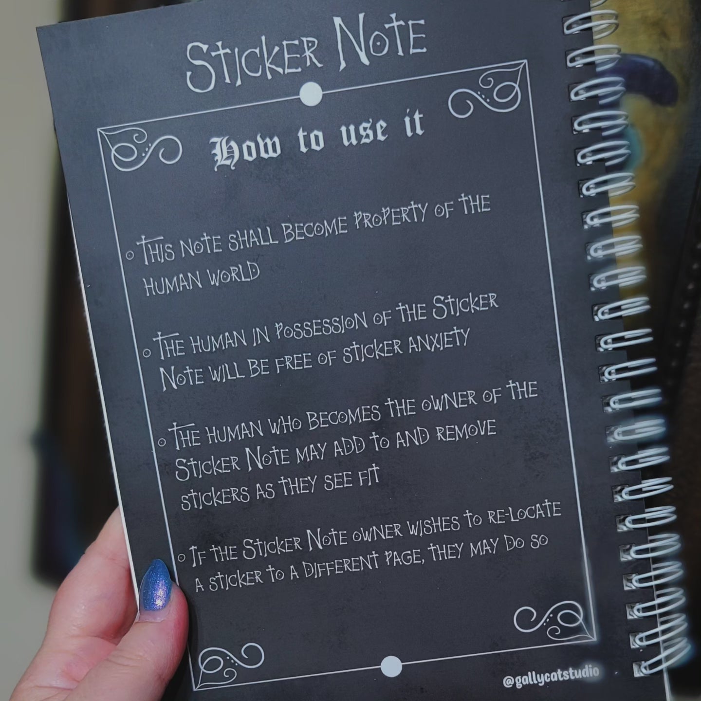 The Note π | Reusable Sticker Book