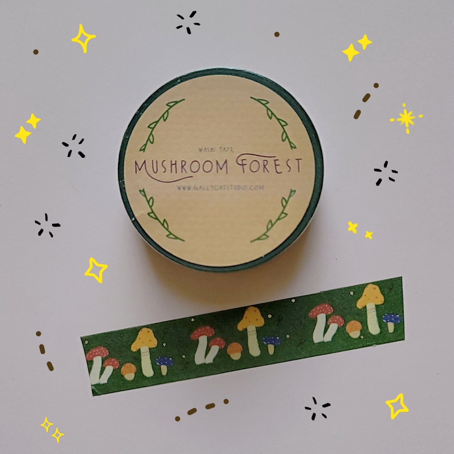 Mushroom Forest | Washi Tape