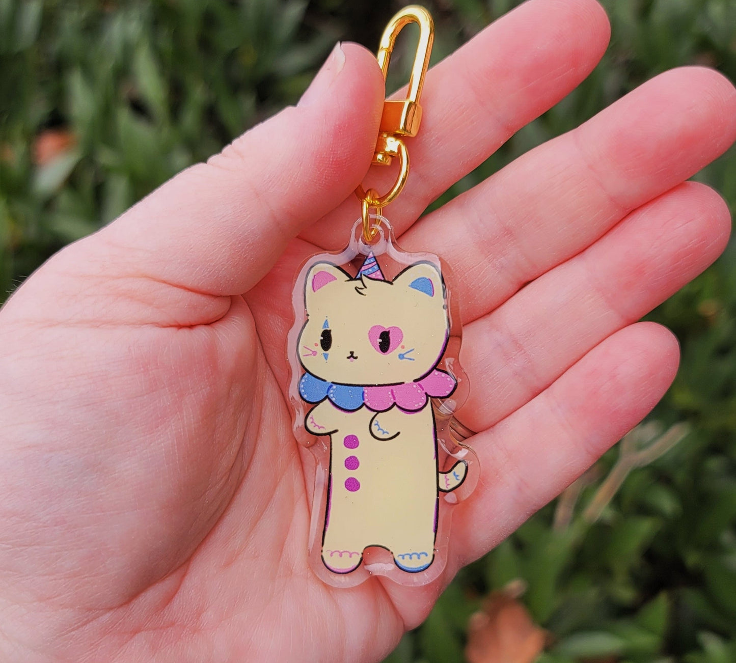 Clown Cats- Cookie | Acrylic Keychain