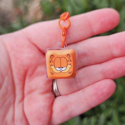 Lasagna Loving Cat | Fidget Key Cap Charm