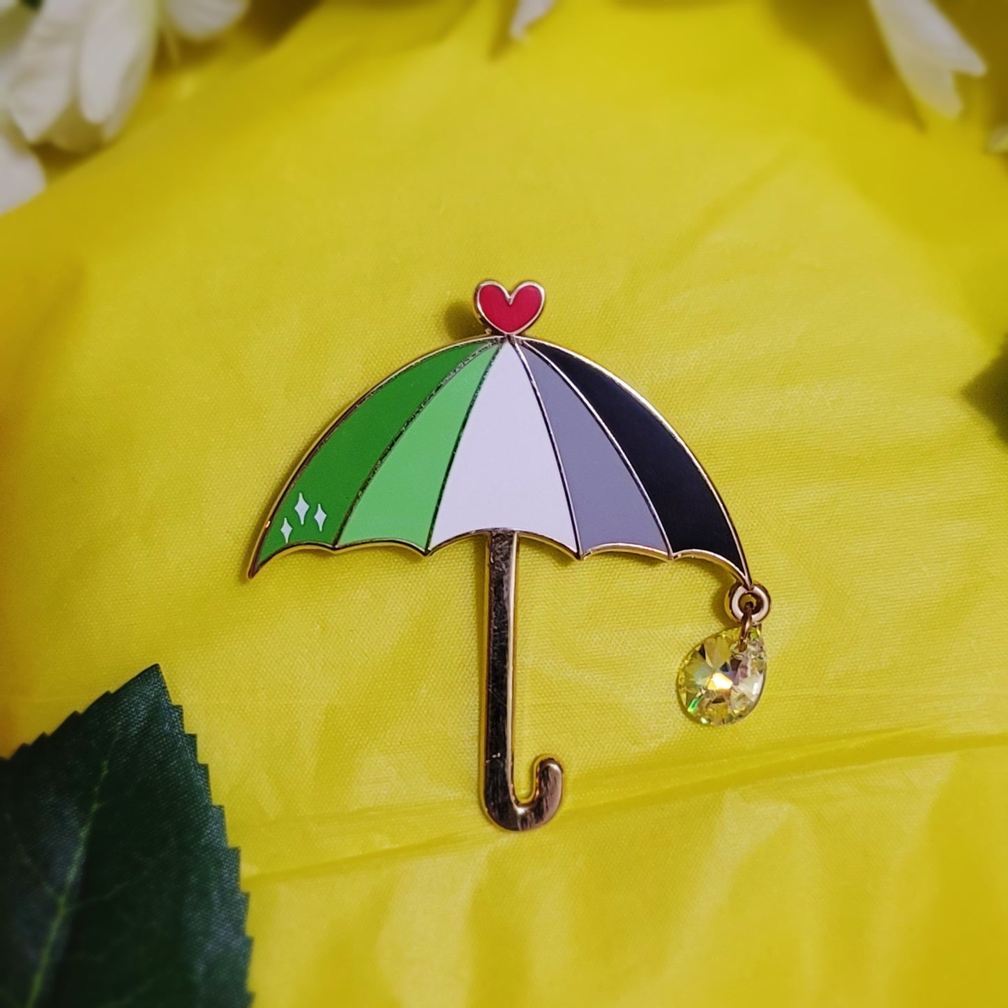 *Raining Pride* Aromantic | Enamel Pin