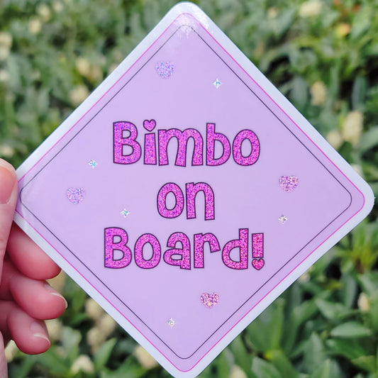 Bimbo on Board! | Bumper Sticker