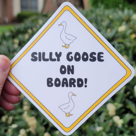 Silly Goose on Board! | Bumper Sticker