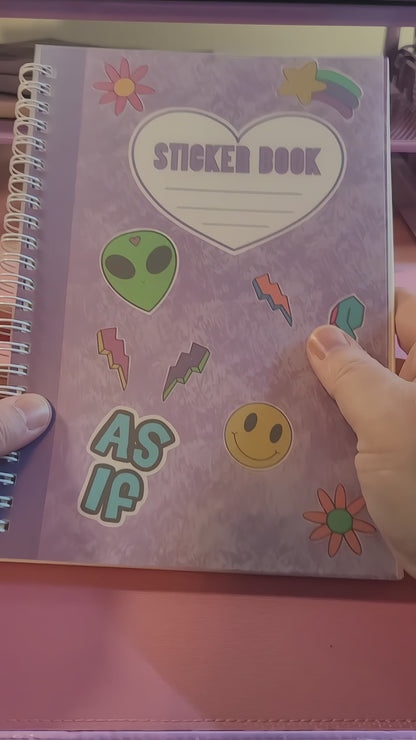 90s Nostalgia | Reusable Sticker Book