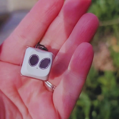 ADHD Cat | Fidget Key Cap Charm