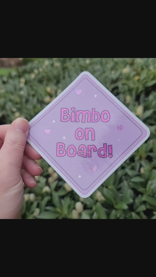 Bimbo on Board! | Bumper Sticker