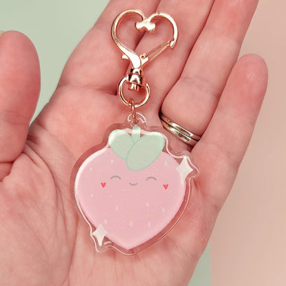 Strawberry Friend | Acrylic Keychain
