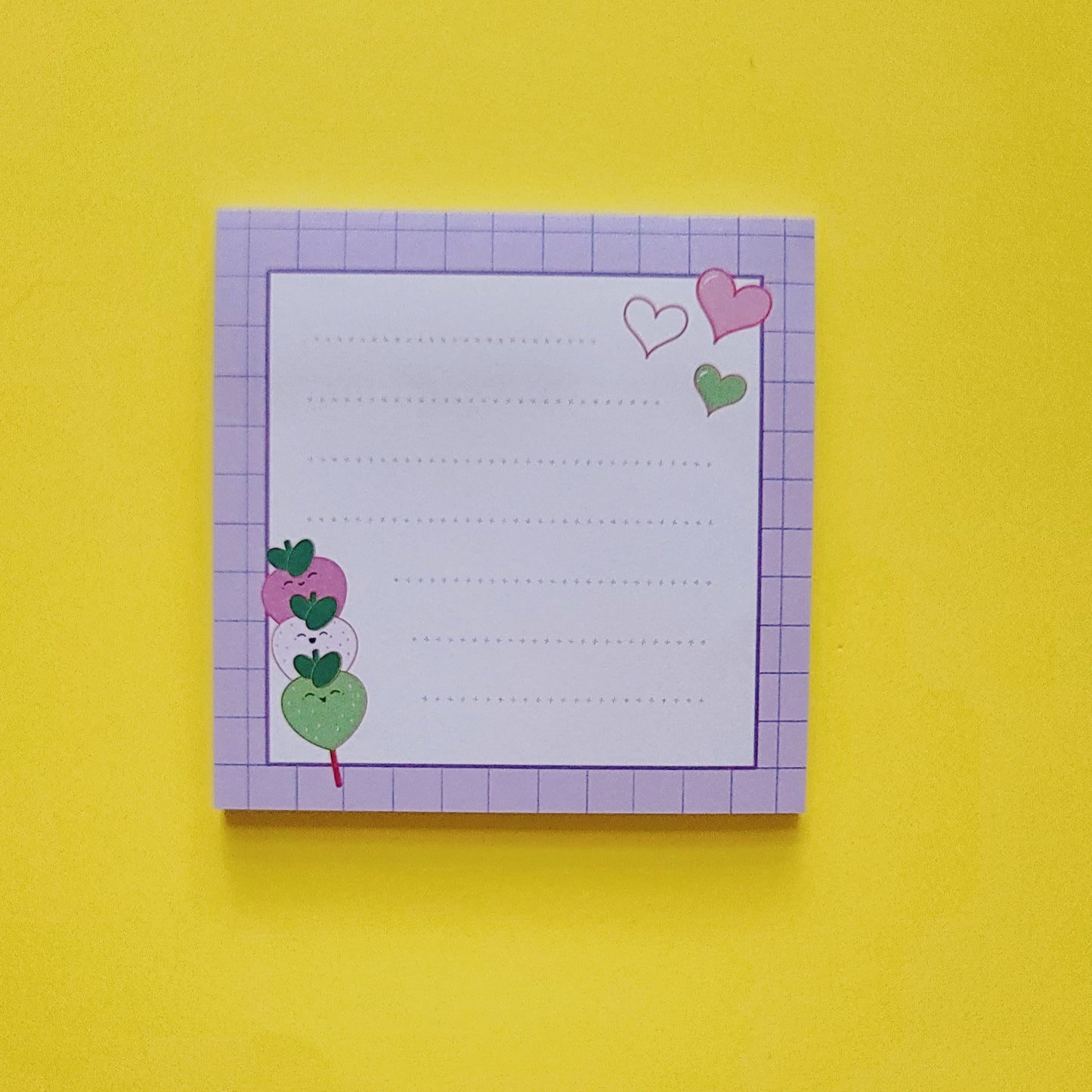 Strawberry Dango | Sticky Note Pad