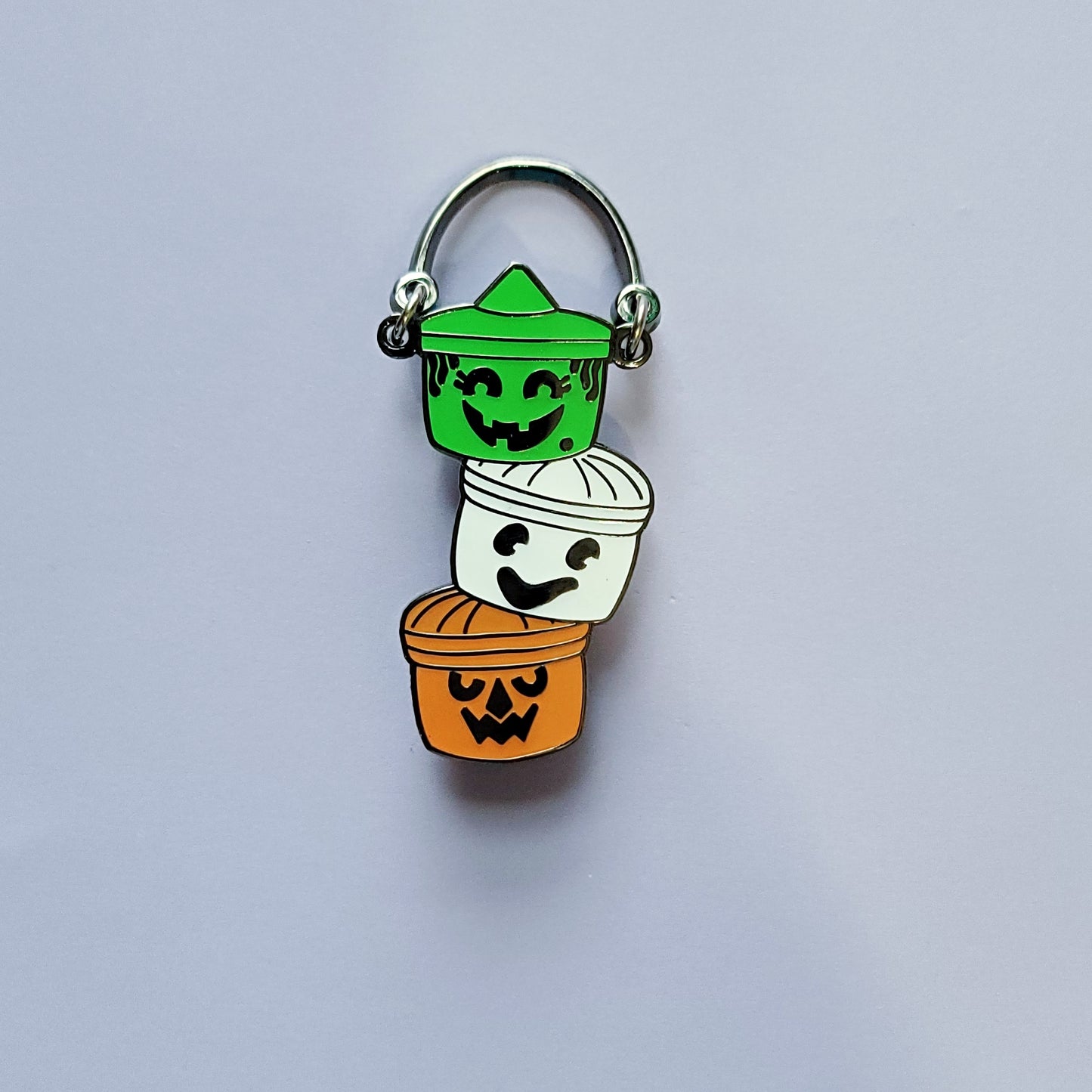 Spooky Happy Buckets | Enamel Pin